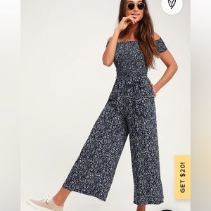 Lulu's Floral Jumpsuit